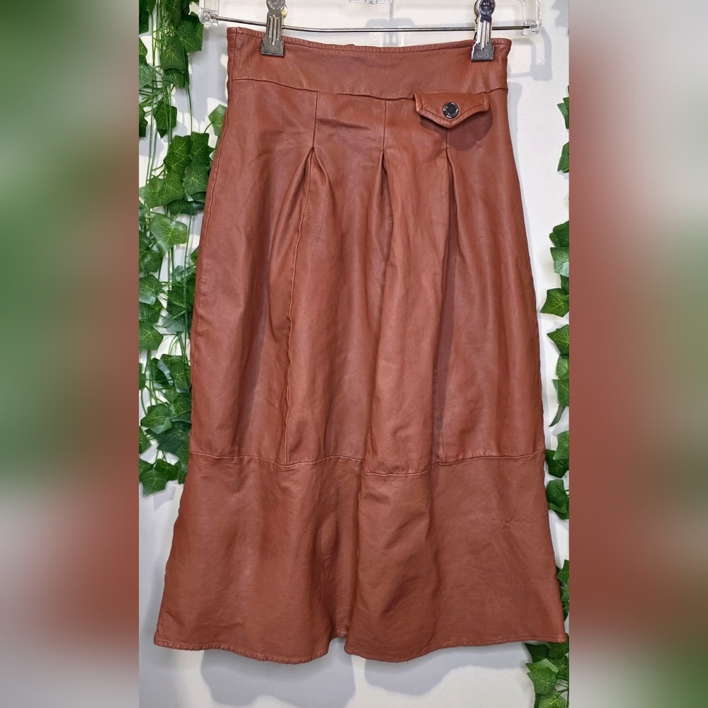 Sz 4 • Bod & Christensen Leather Skirt